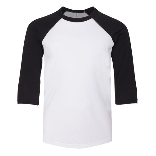 Youth Three-Quarter Sleeve Baseball Tee Thumbnail